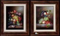 Lot 233 - B*** Gardner - still life studies of fruit and...