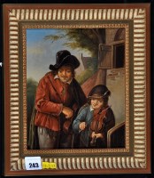 Lot 243 - 19th Century Dutch School - two itinerant...