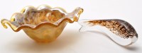 Lot 1001 - Murano, Italy: a two-handled shaped lobed dish,...