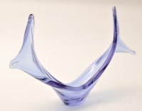 Lot 1007 - Studio Glassware: a moon flask shaped vase in...