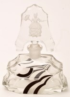 Lot 1062 - An Art Deco scent bottle, possibly by Karl...
