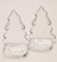 Lot 1071 - Sea Glasbruk, Sweden: a pair of clear glass...