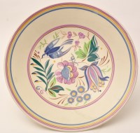 Lot 1108 - Poole: a pottery plate, shape no. 920, painted...