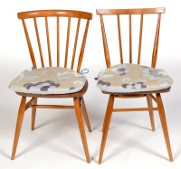 Lot 1158 - Two mid 20th Century Ercol dining chairs, in...