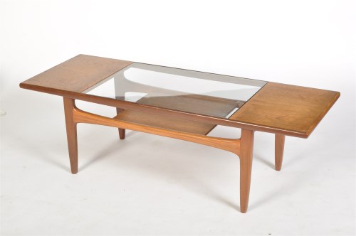 Lot 1186 - G-Plan: a teak rectangular coffee table, with...