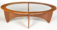 Lot 1192 - G-Plan ''Astro'': a teak oval coffee table,...