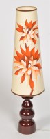 Lot 1194 - A mid 20th Century pottery table lamp,...