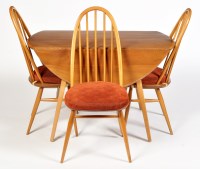 Lot 1226 - Ercol: a light elm and beech wood drop-leaf...