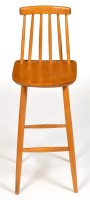 Lot 1229 - Manner of Ercol: a beech wood high chair, with...