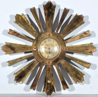 Lot 1248 - Japy Freres & CIE: an Art Deco sunburst style...