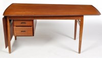 Lot 1259 - Arne Vodder for Sibast: a Danish teak desk,...