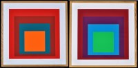 Lot 1265 - After Josef Albers ''Homage to the Square'',...