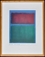 Lot 1266 - After Mark Rothko ''Earth and Green'', colour...