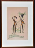 Lot 1299 - Max Ernst ''Grasshoppers and Stars (Etoile de...