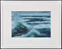 Lot 1321 - Kathleen MacKnight ''Waves'', signed with...