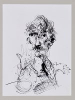 Lot 1324 - Antoni Sulek ''Man with expressive hands'',...