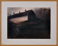 Lot 1349 - Matt Forster Cottages near Corbridge, signed,...