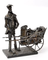 Lot 1418 - 20th Century British School: man with a wheel...